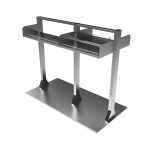 Discovery Island Shelving - Countertop Assembly