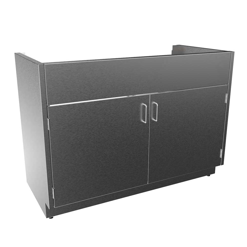 SBC3548-SK Stainless Steel Standing Height Sink Base Cabinet