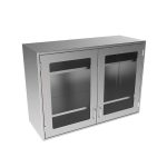 SWC3042-GD-16 Stainless Steel Framed Glass Door Wall Cabinet