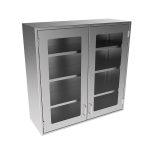 SWC3636-GD Stainless Steel Framed Glass Door Wall Cabinet